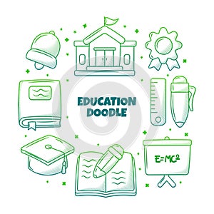Hand drawn School Educational element collections
