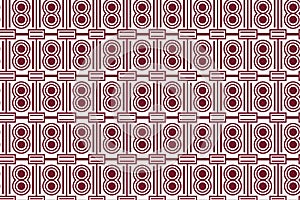 abstract eight seamless pattern design template in red color