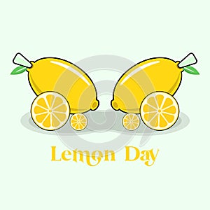 Lemon Month, Lemon Vector, Lemon Icon, Lemon Day