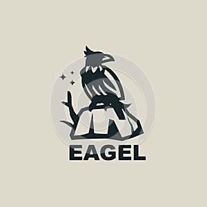 eagel vintage simple logo photo
