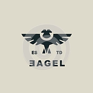 eagel geometrick modern logo photo