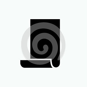 Bill Icon. Invoice, Payment Amount Symbol - Vector. Basic RG.