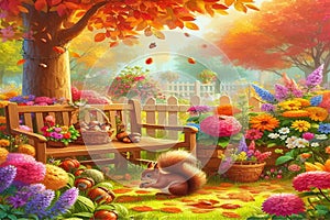 Some flowers in the garden