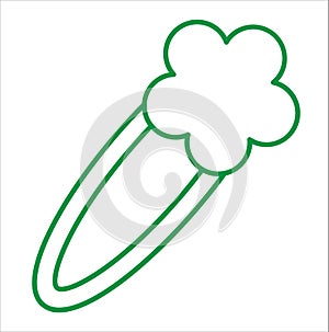 Hairpin Icon Vector Illustration