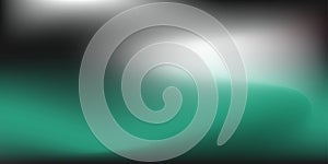 Abstract background Soft green light on dark background. Soft dynamic abstract design, with fluid color transitions