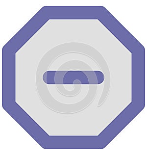 Basic RGB Block Isolated Vector Icon which can easily modified or edit