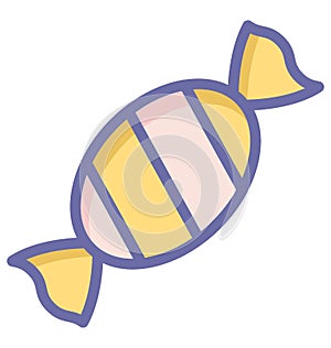 Basic RGB Candy Isolated Vector icon which can easily modify or edit