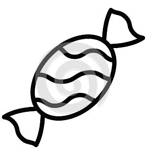 Basic RGB Candy Isolated Vector icon which can easily modify or edit