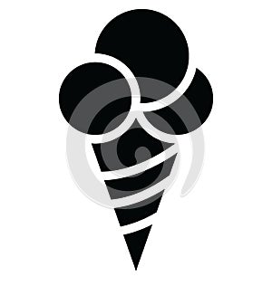 Basic RGB Cone, Isolated Vector icon which can easily modify or edit