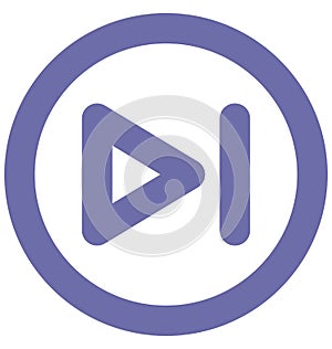 End Isolated Vector Icon which can easily modified or edit