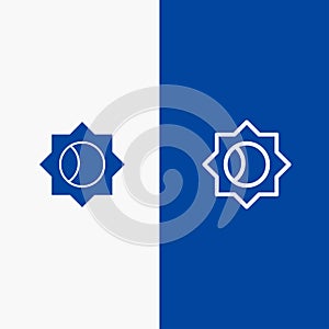 Basic, Setting, Ui Line and Glyph Solid icon Blue banner Line and Glyph Solid icon Blue banner