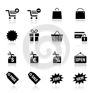 Basic - Shopping icons