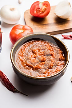 Basic Tomato with Onion Puree for Indian food recipes