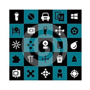 Basic user interface common icons