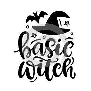 Basic witch. Halloween Party Poster