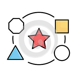 Basically fill inside vector icon which can easily modify or edit