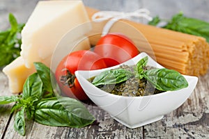 Basil pesto sauce