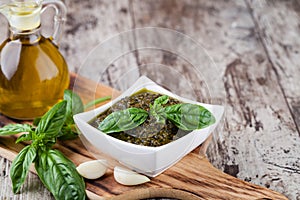 Basil pesto sauce