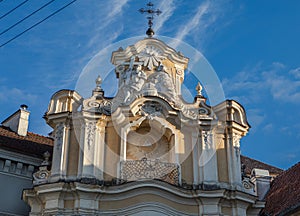 Basilian monastery gate in Vilnius photo