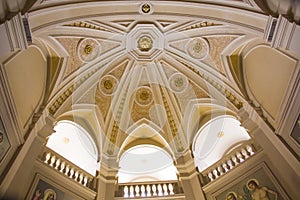 Basilica of Alberobello. Side nave