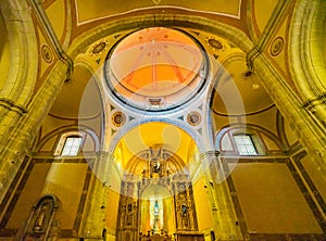 Basilica Altar Dome Templo de la Compania Church Oaxaca Mexico