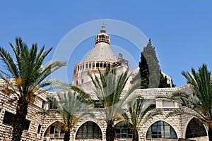 Basilica of the Annunciation in Nazareth photo