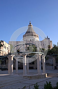 Basilica of the Annunciation in Nazareth, Israel