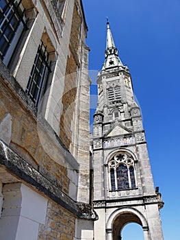 Basilica of Bois-Chenu in DomrÃ©my la Pucelle in France