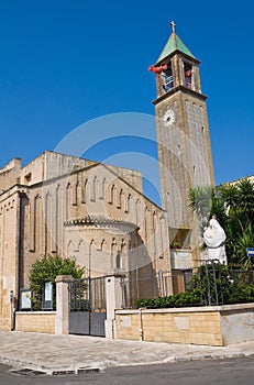 Basilica Church of Carmine. Mesagne. Puglia. Italy.