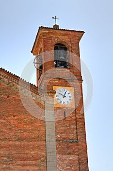 Basilica Church of St. Martino. Rivalta. Emilia-Romagna. Italy. photo