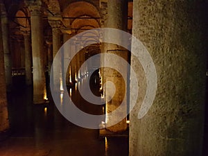 Biggest roman cistern istanbul photo