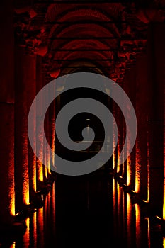 Basilica Cistern, Istanbul, Turkey photo