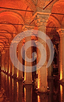 Basilica Cistern, Istanbul, Turkey photo