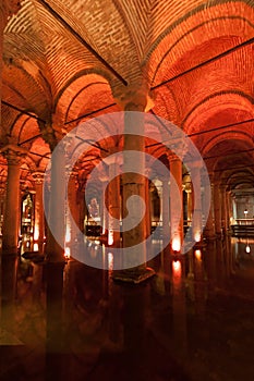 Basilica Cistern Istanbul Turkey photo