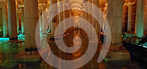 Basilica Cistern in Istanbul was built by Romans