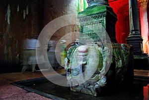 Basilica Cistern - Medusa head