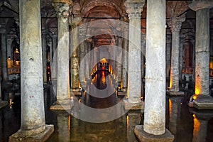 Basilica Cistern-yerebatan sarayi,Istanbul photo