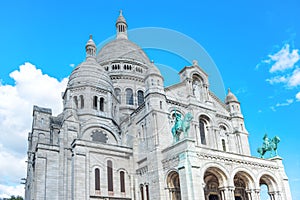 Basilica Coeur Sacre on Montmartre in Paris