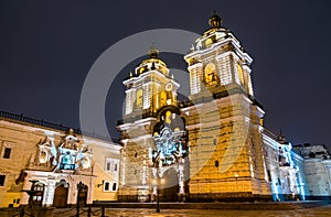 Basilica and Convent of San Francisco in Lima, Peru photo