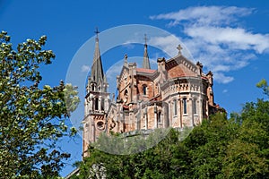 Basilica of Covadonga in Asturias
