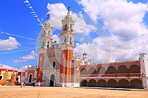 Baroque Shrine of Our Lady of Ocotlan, in Tlaxcala, mexico. II photo