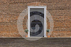 Basilica de Santa Justina entrance door photo