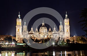 Basilica Del Pilar in Zaragoza