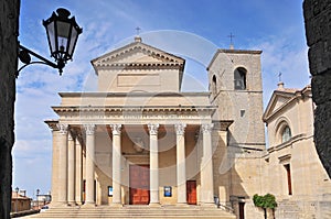 Basilica del Santo and San Franceso church, San Marino, Adriatic coast, Europe
