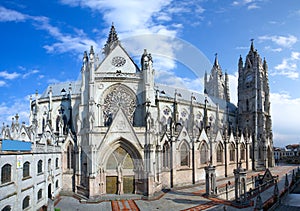 Basilica Del Voto Nacional Panorama Quito