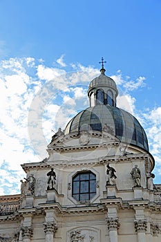 Basilica di Monte Berico in vicenza in Italy photo