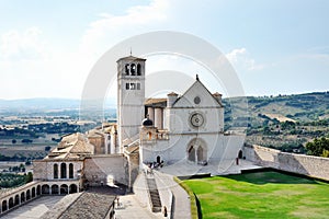 Basilica di San Francesco in Assisi, Italy photo