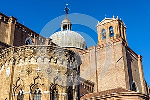 Basilica di San Giovanni e Paolo in summer, Venice, Italy