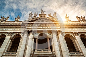 Basilica di San Giovanni in Laterano Papal Archbasilica of St John Lateran, Rome, Italy