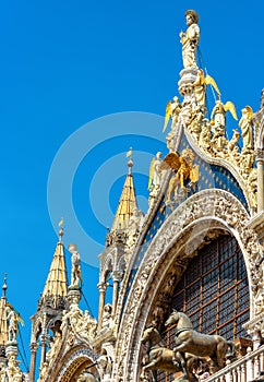 Basilica di San Marco or St Mark`s Basilica, Venice, Italy